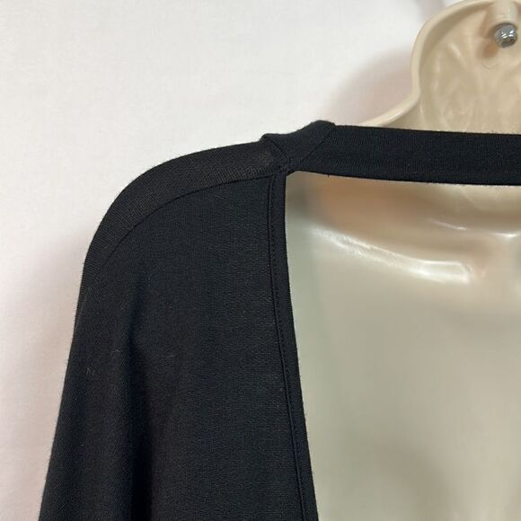 Riller & Fount Black open back long sleeve sweater size medium EUC - Picture 8 of 12
